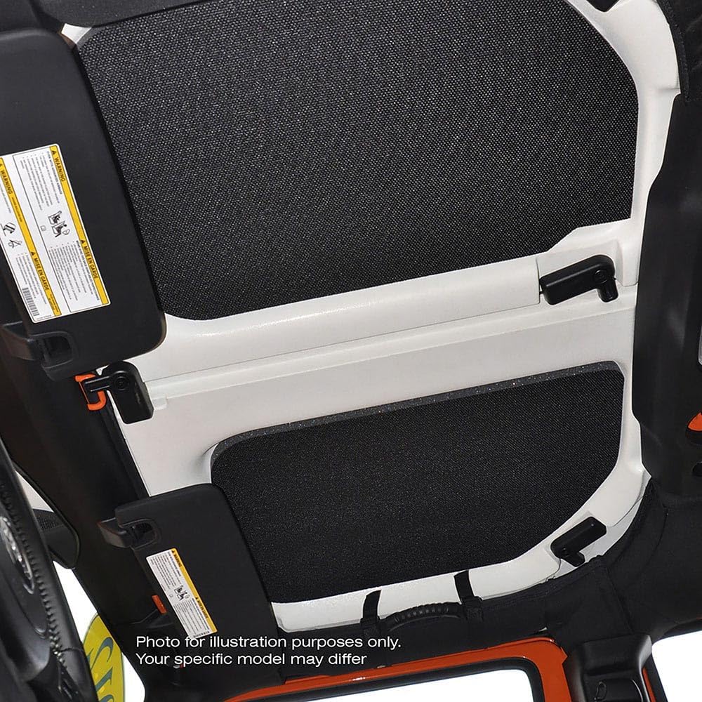 Design Engineering 050178 Boom Mat Black Complete Sound Deadening Kit Compatible with 4 Door Jeep Wr