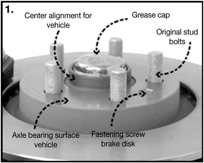 H&R DRM-System Spürverbreiterungsatz 44mm pro Achse - Lochkreis 5x120 - Mittenzentrierung 72,5mm - S