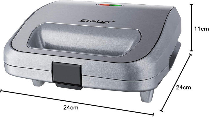 Steba 18-64-00 SG 65 Sandwichmaker | 3er Set antihaftbeschichtete Platten sind auf Knopfdruck leicht
