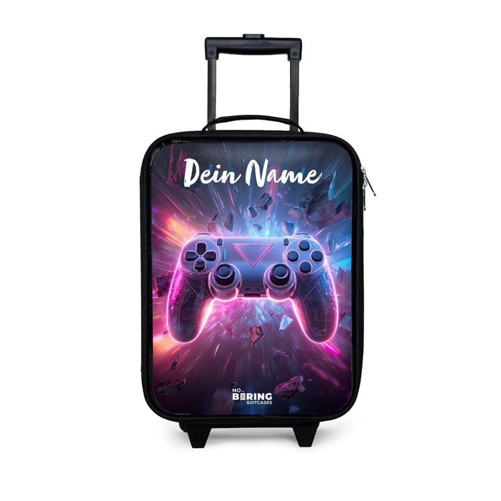 NoBoringSuitcases.com® Kinderkoffer Klein Personalisiert mit Name 48x31x19 cm Reisekoffer Kleiner Ki