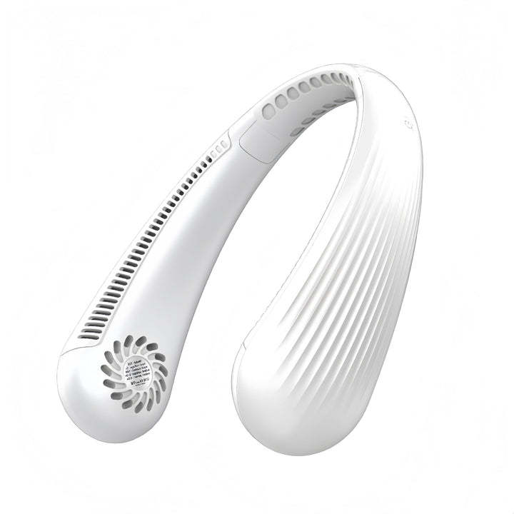 Tragbarer Hals-Ventilator, blattlos, per USB wiederaufladbar, 2000 mAh Akku, 4-8 Stunden Laufzeit, l