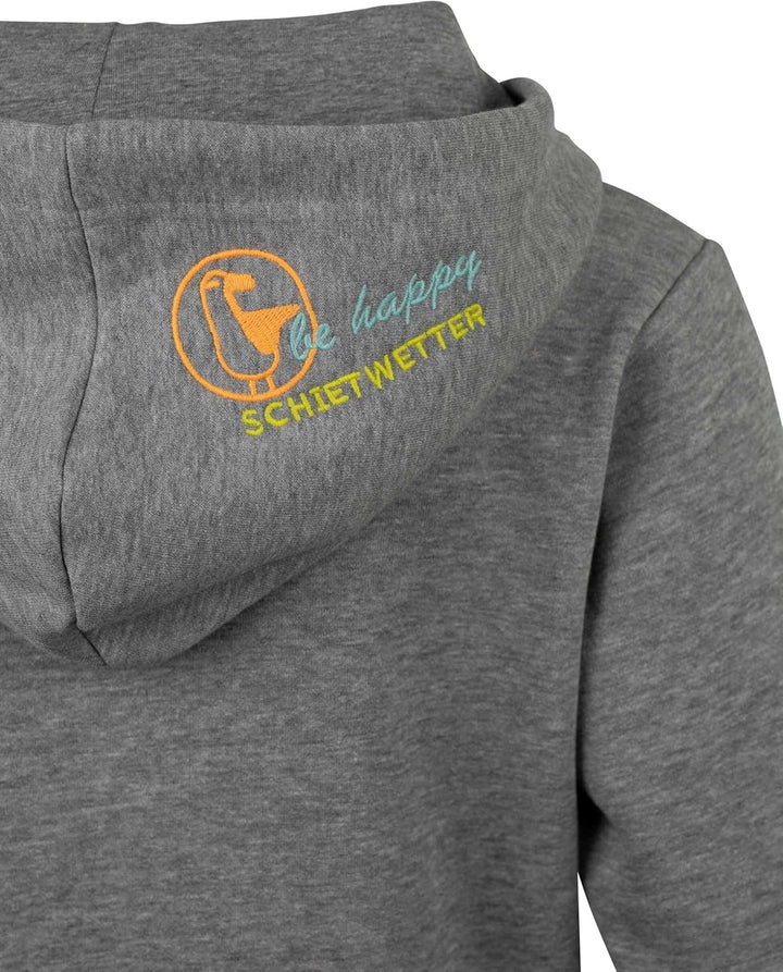 SCHIETWETTER Unisex Kinder Hoodie Haifisch Jost, Kapuzenpullover für Mädchen und Jungs, Sweater mit
