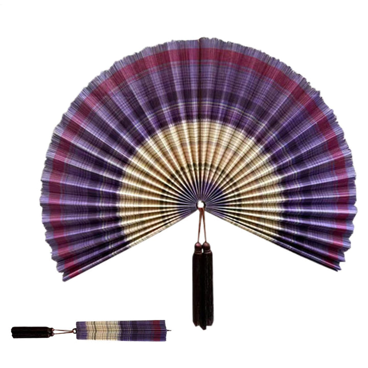 Fächer-Wanddekoration, 101,6 cm, hängbar, grosses Ornament – mit Quaste, dekorative Faltfächer, für