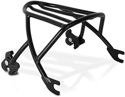Gepäckträger Solo Rack Abnehmbar für Harley Davidson Sportster 883 Low 04-10 schwarz