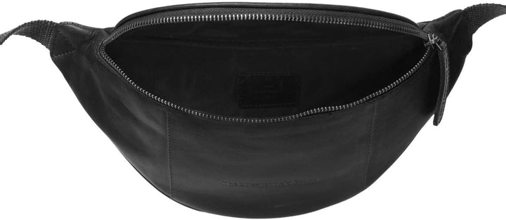 The Chesterfield Brand Eden - Gürteltasche Leder 28 cm Black Schwarz, Schwarz