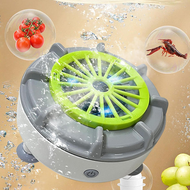 Effiziente tragbare Frucht- und Gemüseswaschmaschine, automatische tragbare Obstwaschmaschine zum Re