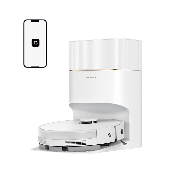 dreame D20 Pro Plus Saugroboter, 13.000 Pa Saugkraft, DuoBrush für Tierhaare, Eckenrein, Selbstentl,