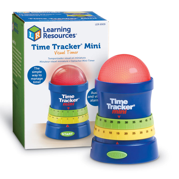 Learning Resources Time Tracker Mini – Visueller Timer für Kinder mit Licht- und Tonsignalen, Lernhi