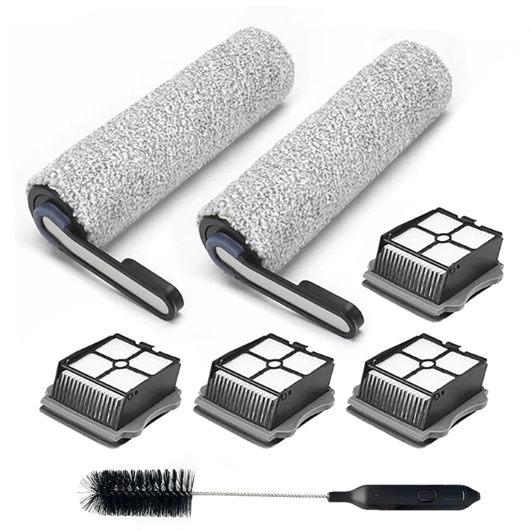 Zubehör für Tineco Floor One S5 / S5 Pro / S5 Pro 2 / S5 Extreme, 2 Bürstenrolle 4 Filter Nass-Trock