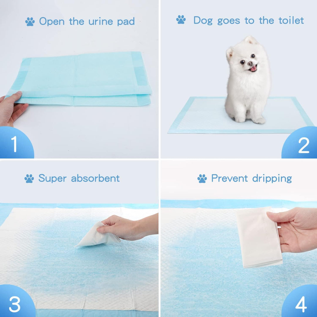 Nobleza -120 x Ultra saugfähige Hunde Trainingsunterlagen Welpenunterlage Welpen Toilettenmatte, 60