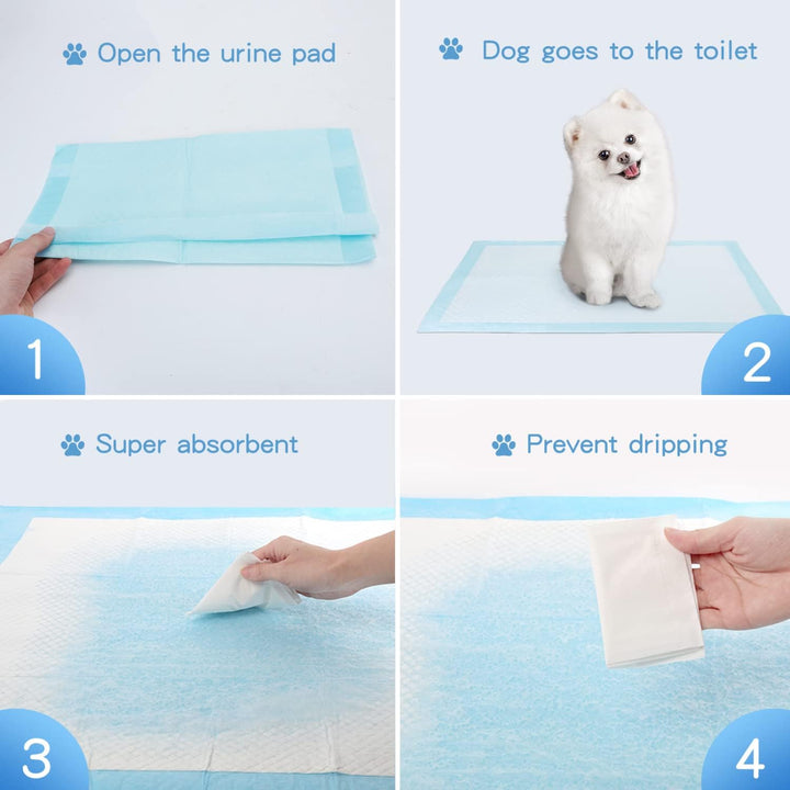 Nobleza -120 x Ultra saugfähige Hunde Trainingsunterlagen Welpenunterlage Welpen Toilettenmatte, 60