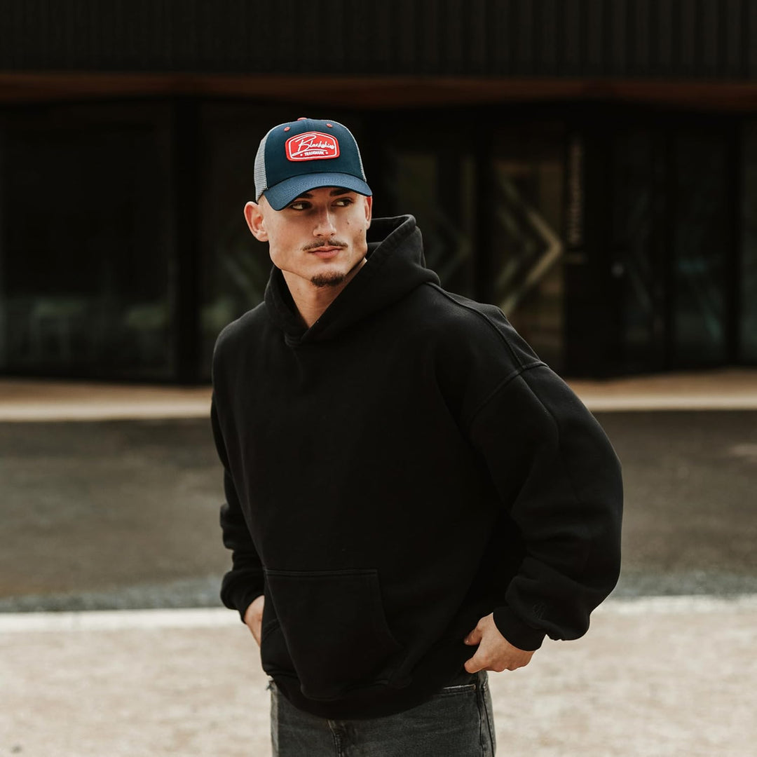 Blackskies® Race Baseball Cap | Herren Damen Premium Trucker Cap | Snapback Schirm Mütze Kappe Basec