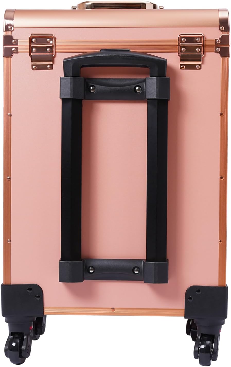 Kosmetikkoffer Trolley, Kosmetikkoffer Schminkkoffer mit 4 Rollen, Abschliessbar Friseurkoffer Rollk