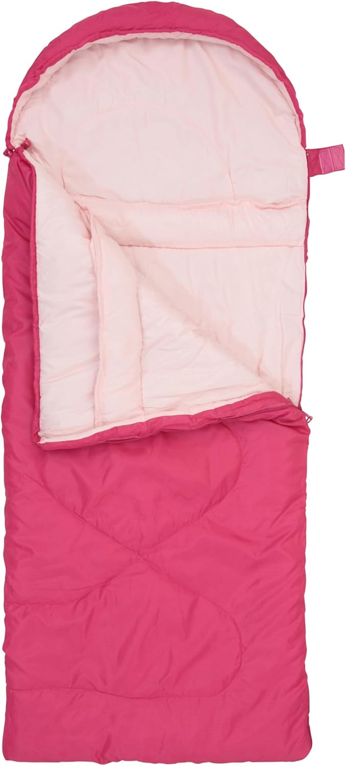 Mountain Warehouse Summit Rechteckiger Minischlafsack - Leichter Kinderschlafsack, Innentasche in Br