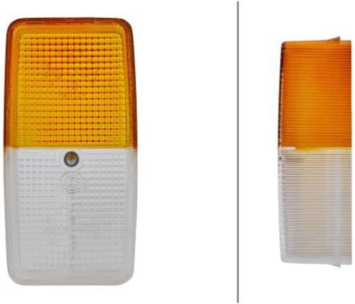 HELLA Blinkleuchte - Halogen - 24V / 12V - Anbau - ECE - Lichtscheibenfarbe: weiss/gelb - Stecker: C