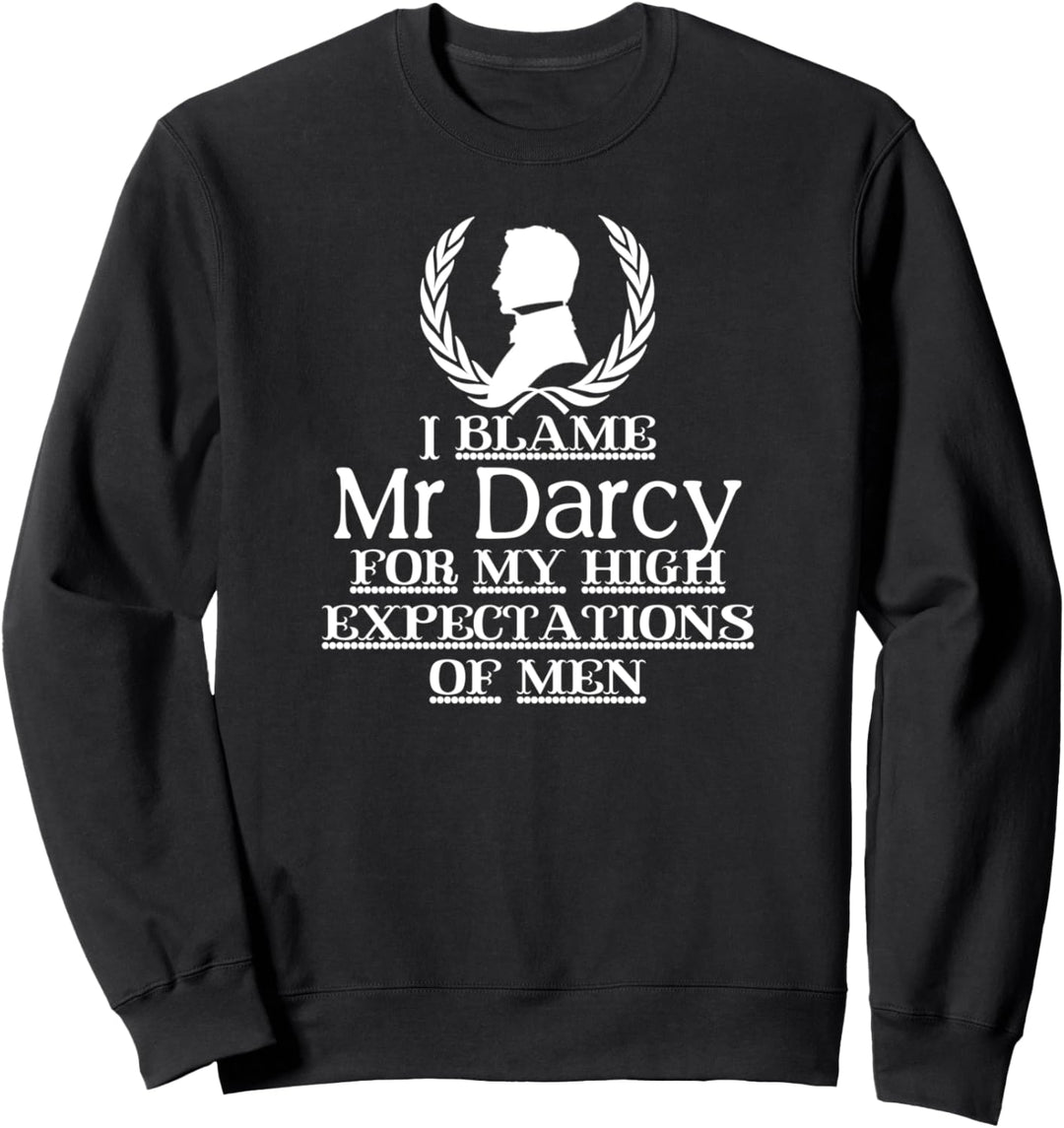Jane Austen Mr. Darcy Quotes Pride & Prejudice Book Club Sweatshirt