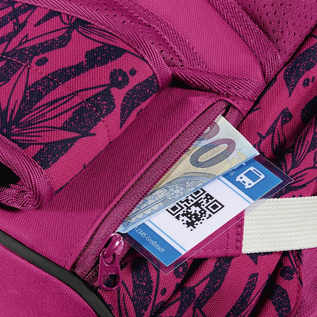 Coocazoo Schulrucksack ScaleRale „WWF Edition - Anemone Trail“, rosa, ergonomischer Tornister, höhen