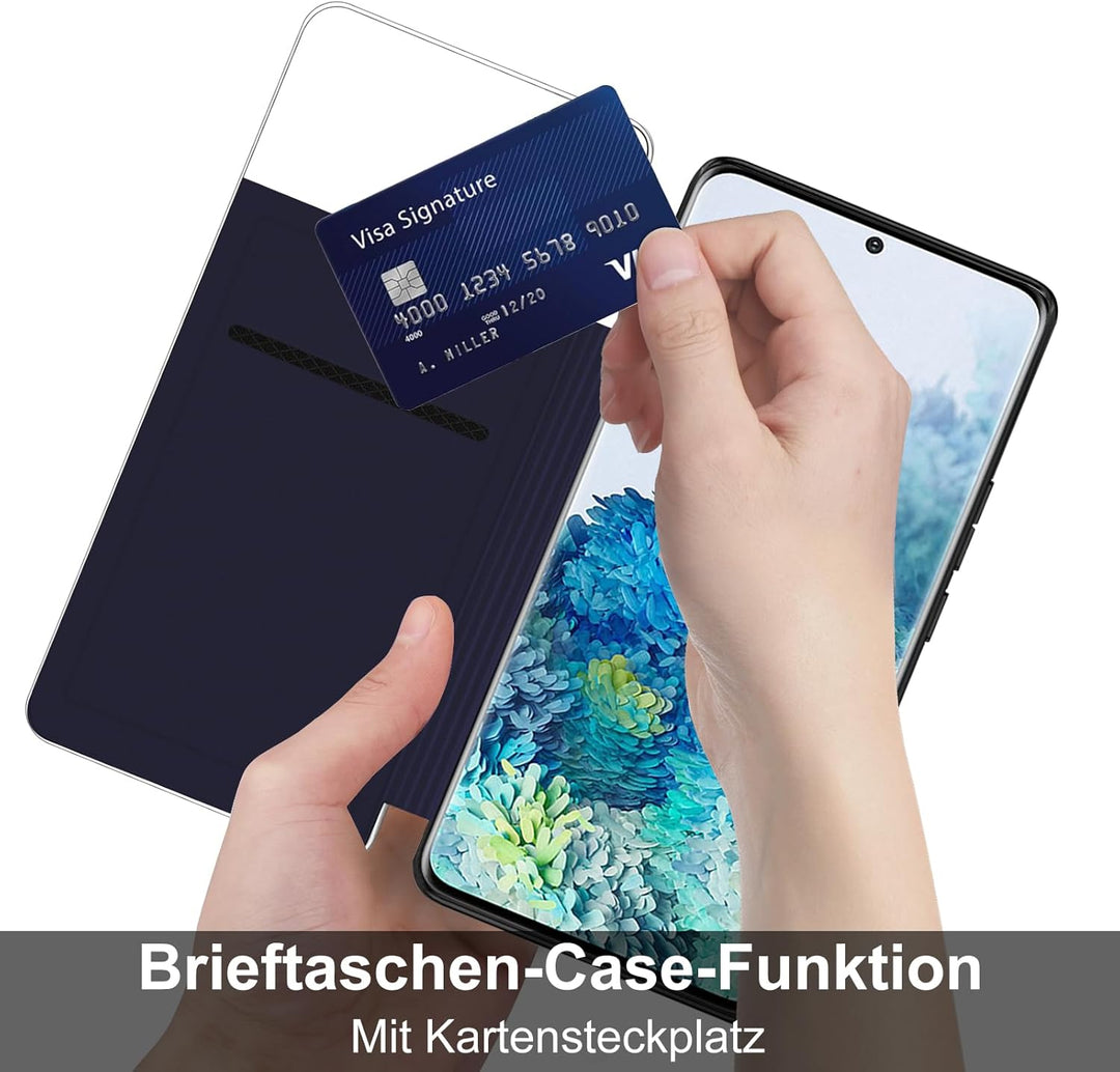 Wallet Case für Samsung Galaxy S20 Fe Hülle Clear View Handyhülle für Samsung S20 Fe Klapphülle Flip