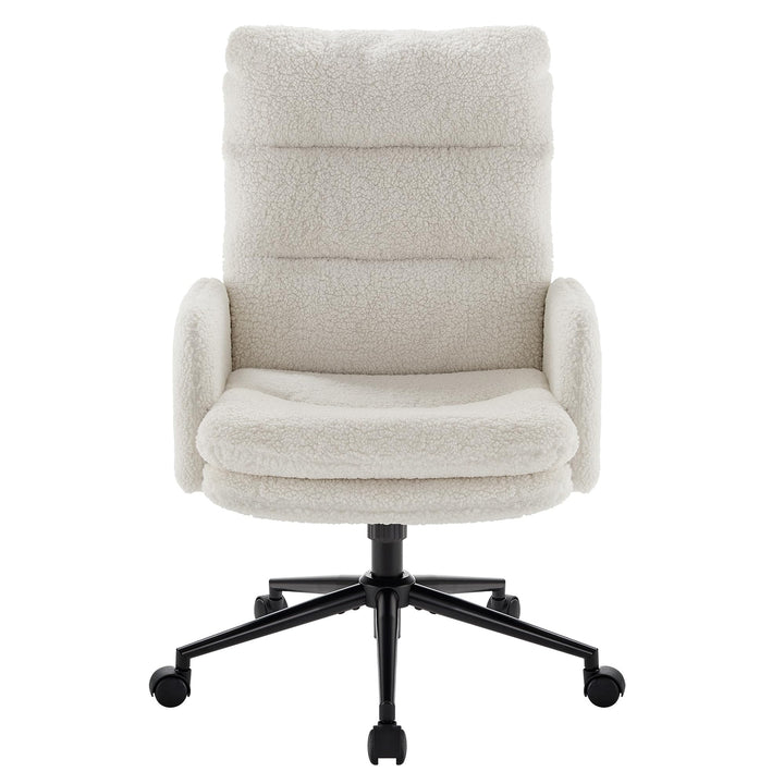 IWMH Schminktisch Stuhl, Schreibtischstuhl mit Rollen,Bürostuhl Ergonomisch mit Armlehne,Schminkstuh