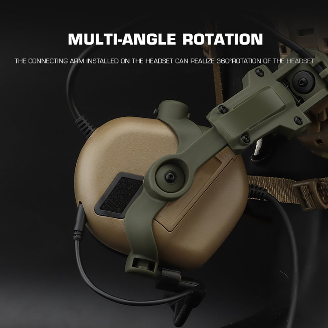 Schneller Helm ARC Schienenadapter Taktische Abholung Headset Aufhängung Kopfhörer Halterung Multi-W