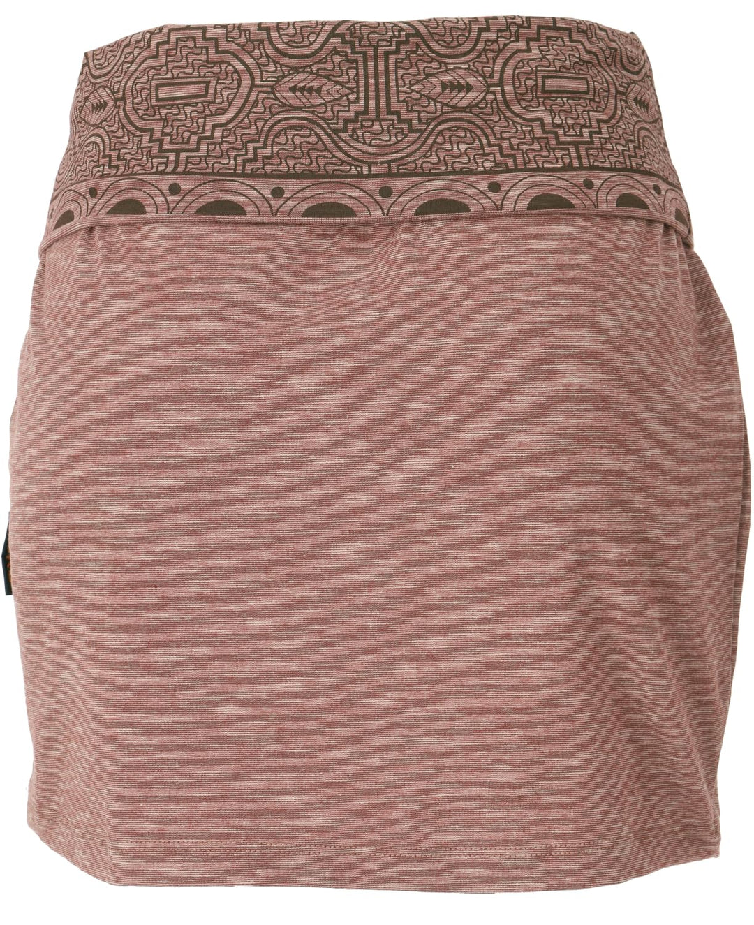 GURU SHOP Minirock aus Bio-Baumwolle, Organic Yoga Rock - Anthrazit, Damen 40 Cappuccino, 40 Cappucc