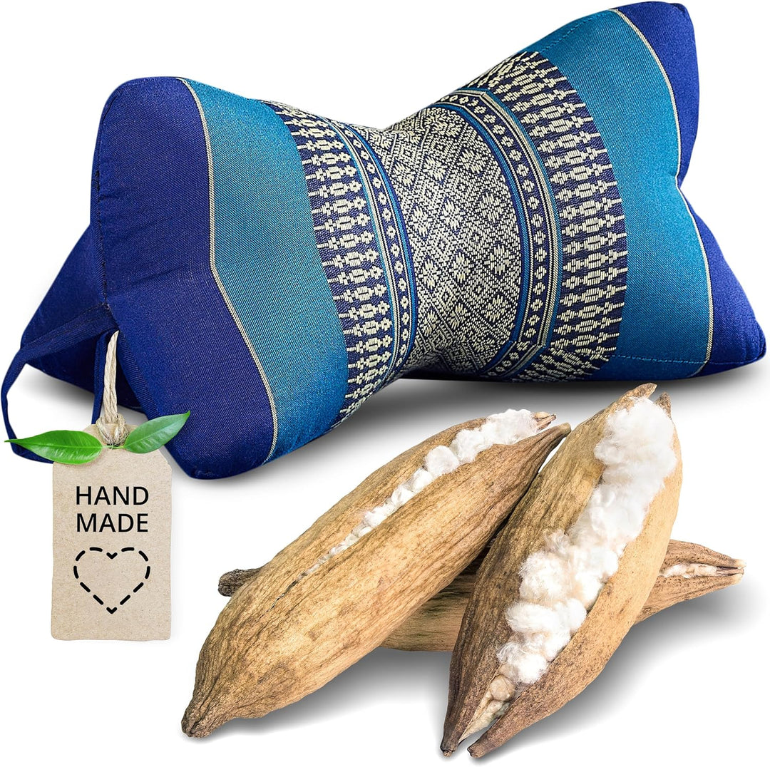 livasia Nackenstützkissen Knochenkissen - Ø 15x32cm - Nackenkissen Knochenform, Sofakissen, Lesekiss