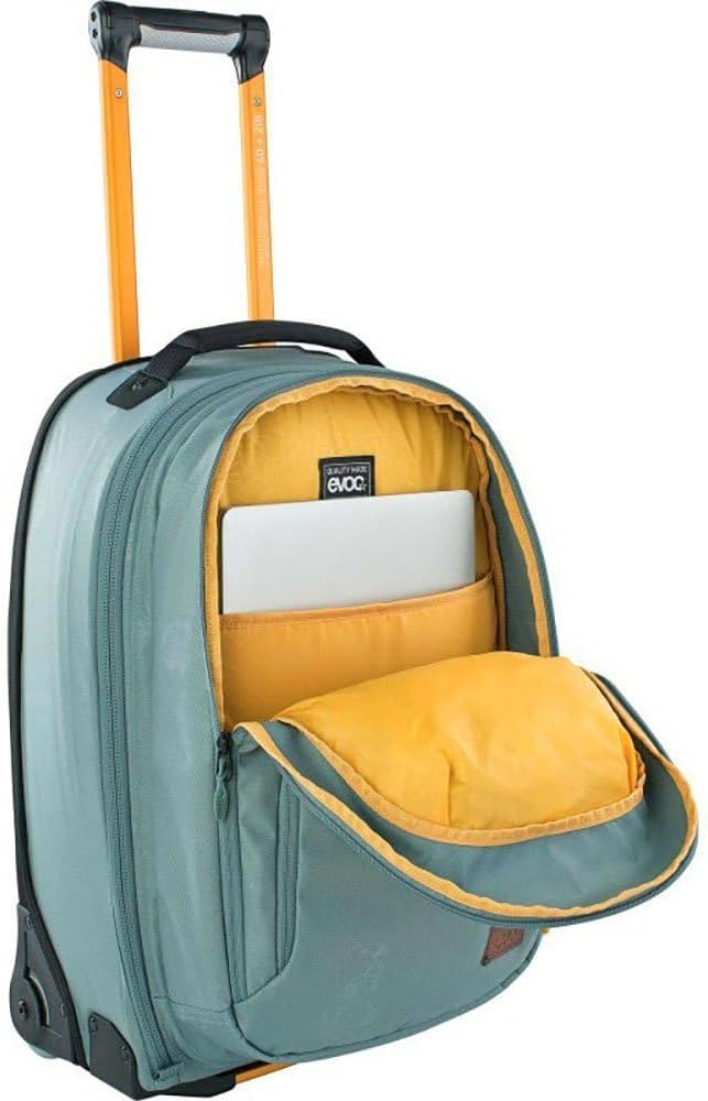 EVOC Reisetrolley Reisetasche Trolley fürs Handgepäck (Teleskopgriff, austauschbare Skate-Rollen, ex