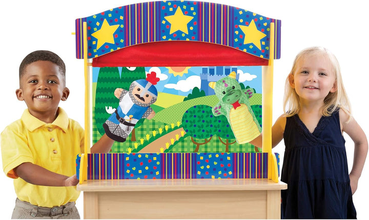 Melissa & Doug 12536 Tisch Puppentheater aus Holz
