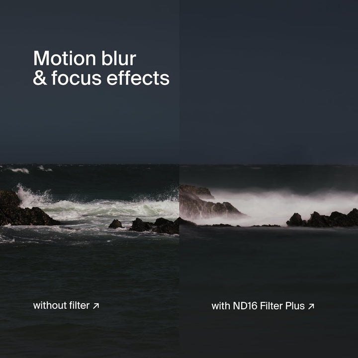 Urth 82 mm Graufilter ND16 (4 Stop) ND Filter (Plus+) 82mm, 82mm