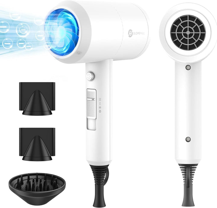 (OUTLET) Ionen Föhn AC Motor 1800W Haartrockner, Slopehill Schnelltrocknen Hair Dryer, Haarfön mit H