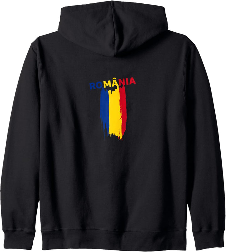 Flagge Rumanien Kapuzenjacke