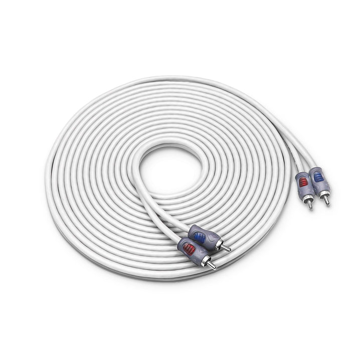 RECOIL RMI220 Hochwertiges 2-Kanal RCA-Cinch-Audiokabel, 6m (20ft), dreifach geschirmt mit verzinnte