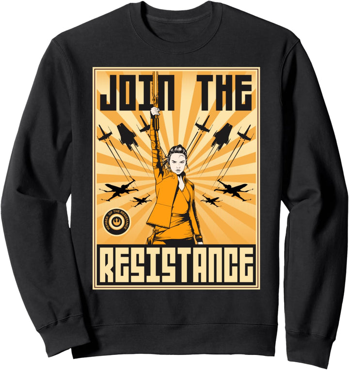 Star Wars The Last Jedi Rey Battle Cry Poster Sweatshirt