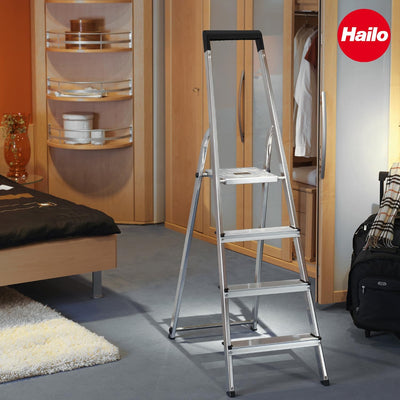 Hailo Leiter-Fuss-Set - Ersatzfüsse für Hailo Trittleitern wie L20, L40, L50 und L60-35 x 20 mm Holm