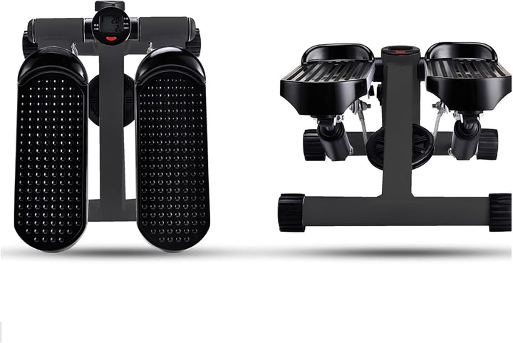 Retoo Stepper für Zuhause mit LCD Display & Widerstandsbändern, Stepper bis 100 kg, Ganzkörpertraini