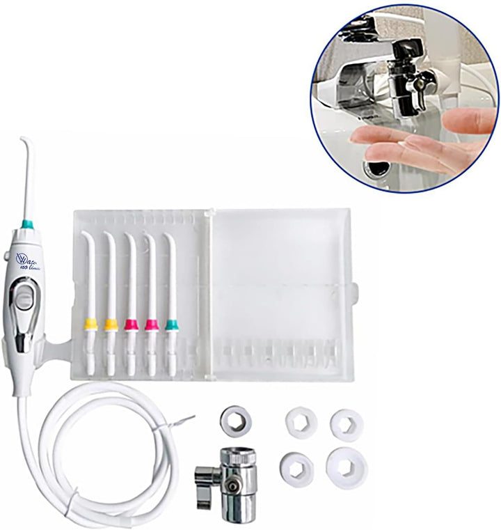 WNL | Professioneller Dentalreiniger ohne Batterien oder Strom | Munddusche, die den Wasserdruck für