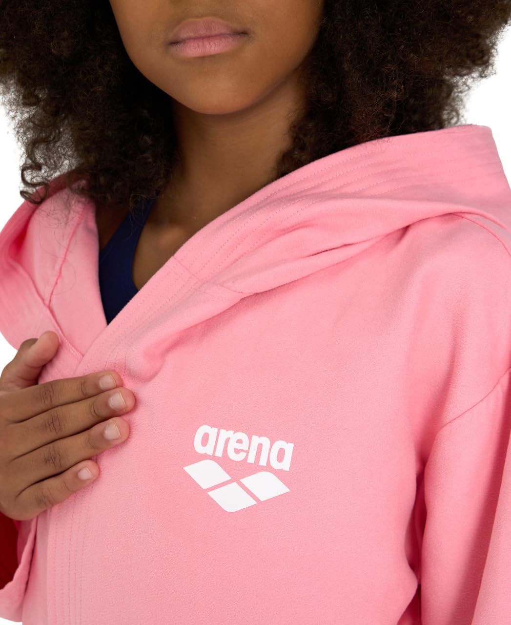 ARENA Jungen Zeal Plus Jr Bademäntel (1er Pack) 8-9 Jahre PINK-WHITE, 8-9 Jahre PINK-WHITE