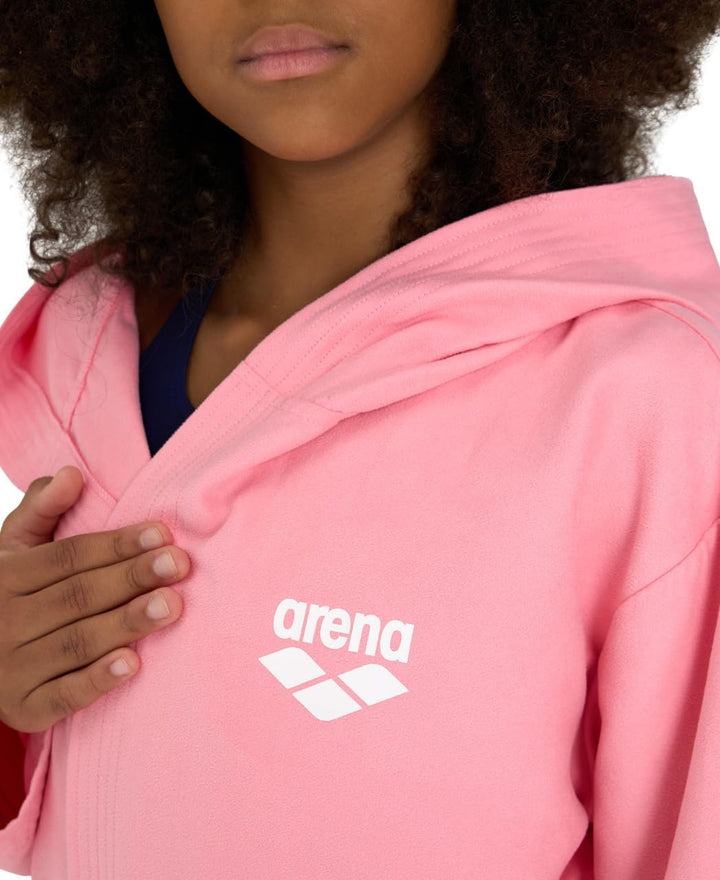 ARENA Jungen Zeal Plus Jr Bademäntel (1er Pack) 8-9 Jahre PINK-WHITE, 8-9 Jahre PINK-WHITE
