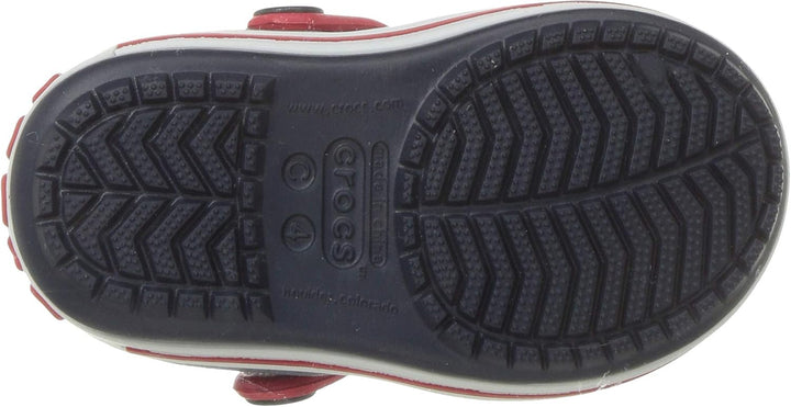 Baya Lined Fuzz-Strap Clog 19 EU Crocs Crocband Sandal Kids Unisex Kinder Sandalen, 19 EU Crocs Croc