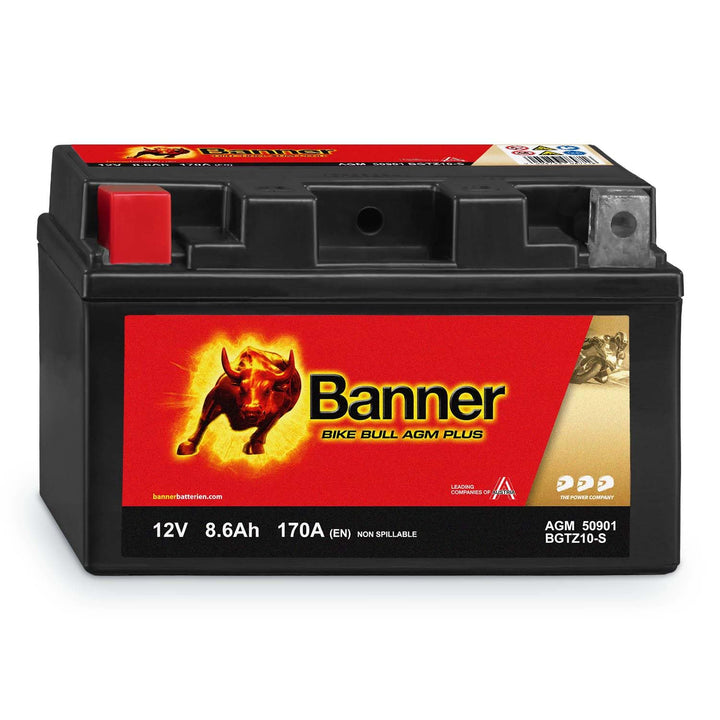 Banner 509 01 Gel Akku Moto Bike Bull