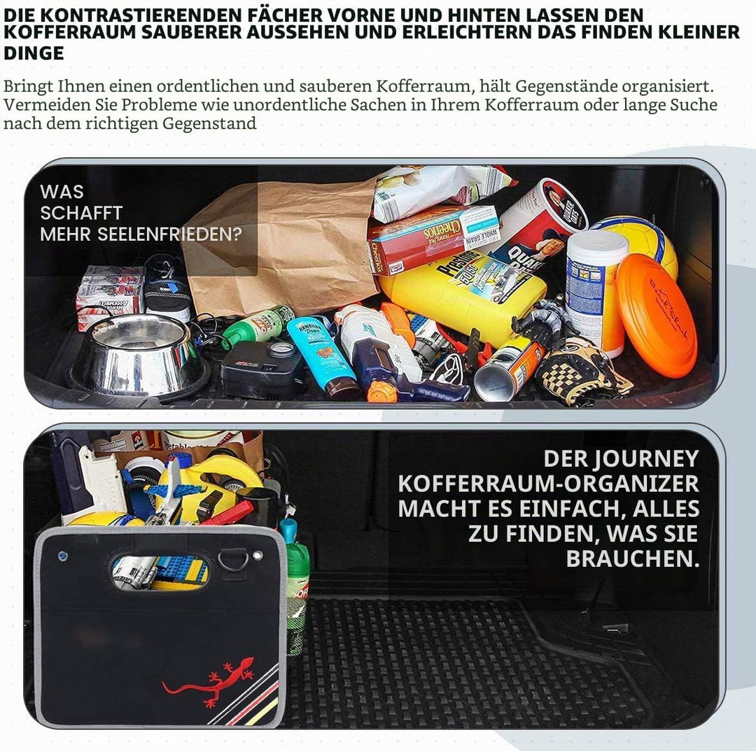 Auto Gepäck Organizer Faltbare Cargo Storage Container Schwarz für Auto Kofferraumtasche für Einkauf