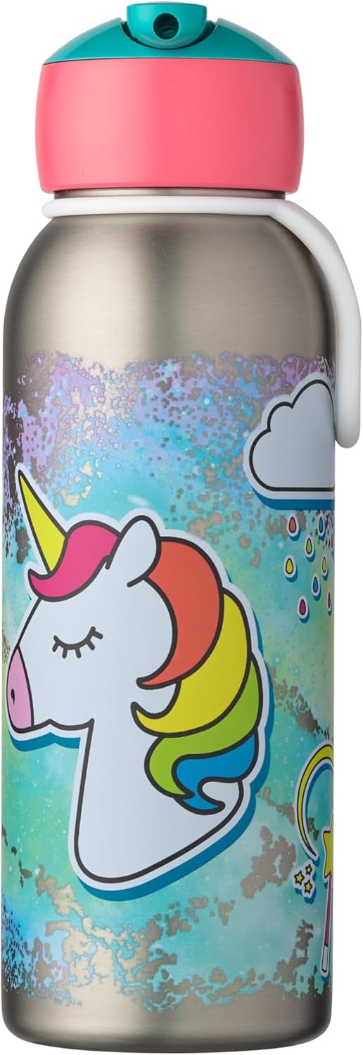 Mepal - Thermoflasche Flip-Up Campus - Isolierte Trinkflaschen für Kinder - Edelstahl Thermosflasche