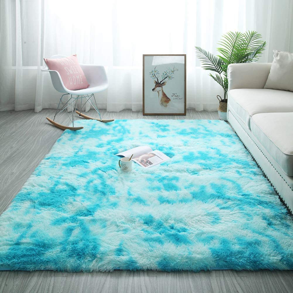 Tinyboy-hbq Teppiche für Wohnzimmer Shaggy Teppich Bettvorleger Flauschig Schlafzimmer Modern Langfl
