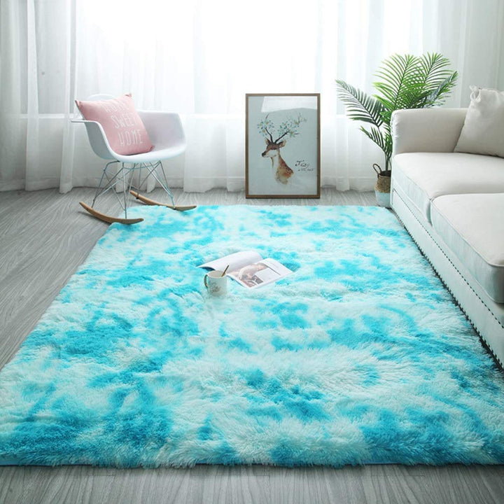 Tinyboy-hbq Teppiche für Wohnzimmer Shaggy Teppich Bettvorleger Flauschig Schlafzimmer Modern Langfl