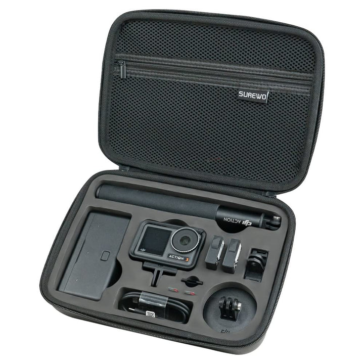 SUREWO Surface-Waterproof DJI Action 4 Carrying Case, tragbare Reisetasche kompatibel mit DJI Osmo A