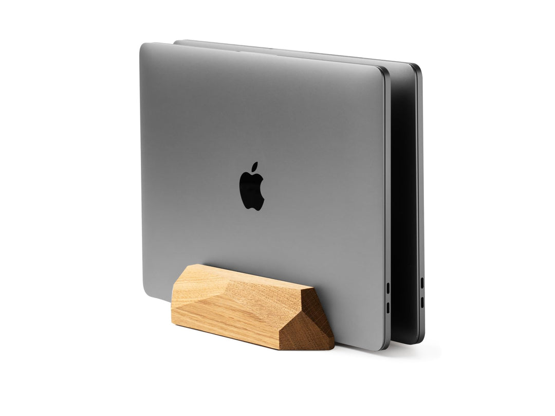 Oakywood Dual Laptop Dock - Doppelter Holzständer für Zwei Laptops oder Tablets - Sichere Aufbewahru