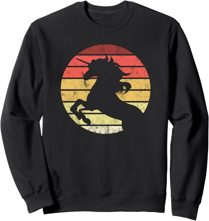 Einhorn Retro Style Vintage Sweatshirt