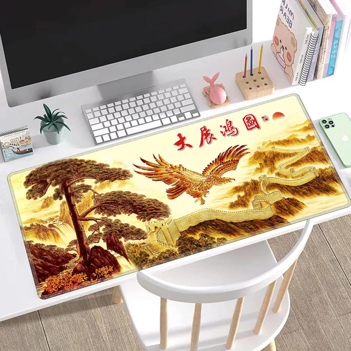 LL-COEUR Grosse Gaming Laptop Mauspad PC Tastatur Mausmatte XXL Schreibtischunterlage Büro Desk Pad