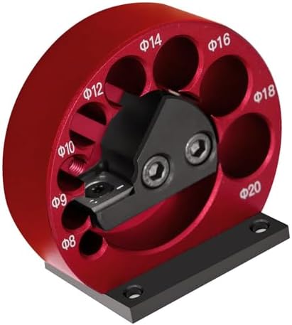 Dübelmacher Set, Dübelschneider, 8 Löcher, Verstellbares Rundungsgerät, Holzstab-Rundung Hilfswerkze