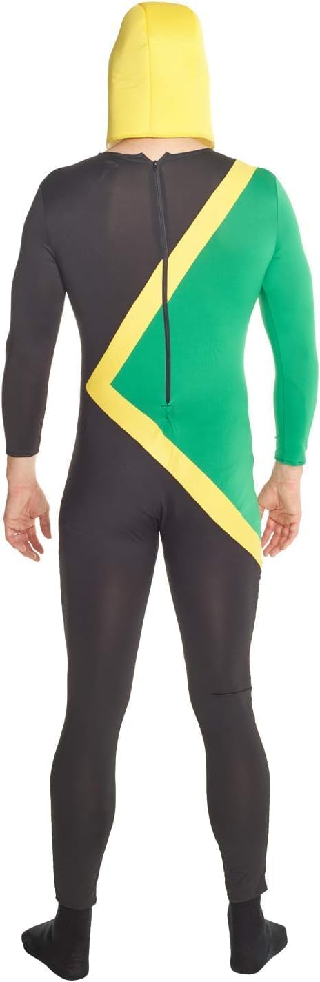 Morph Costumes - Jamaikanisch Bobsled Kostüm XL Jamaikanisch Anzug, XL Jamaikanisch Anzug